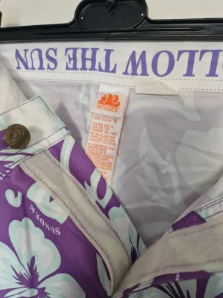 Bermuda Sundek Fiori Viola