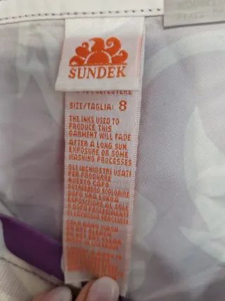 Bermuda Sundek Fiori Viola