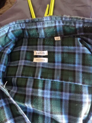 Camisa de cuadros adolescente