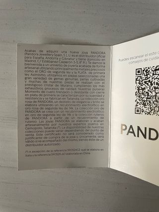 Pulsera Pandora Ajustable Plata