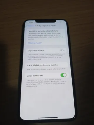 iPhone XS Max 64GB 100% salute della batteria