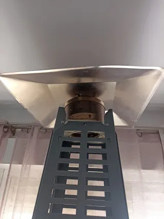 Estufa de gas piramidal