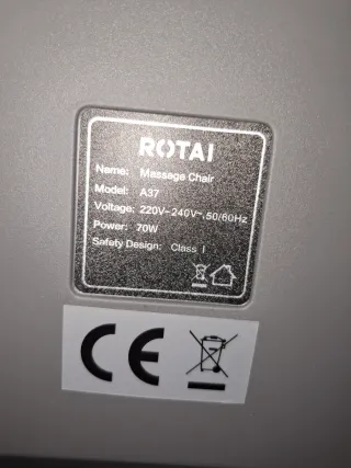 ROTAI Sillon Masaje Shiatsu Calefactable