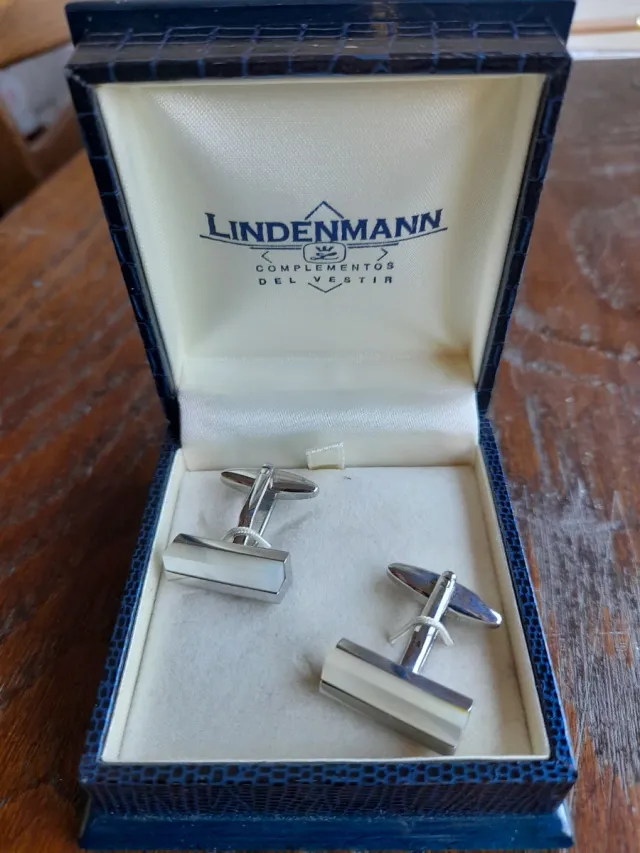 Gemelos LINDENMANN Plata y Blanco