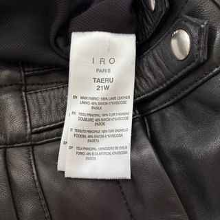 Pantalones de cuero negros