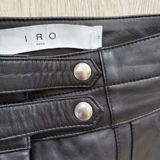 Pantalones de cuero negros