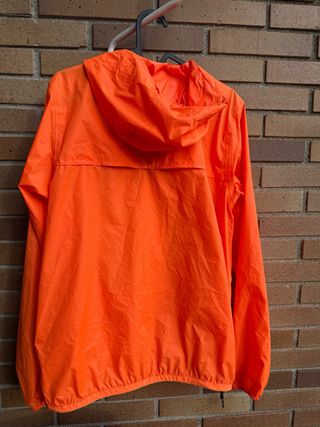 Chubasquero K-Way Naranja Talla M