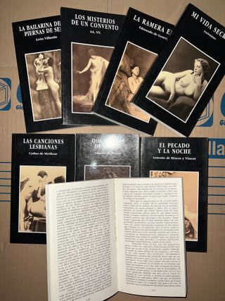 Lote 8 libros erótica clásica – Colección Ágata