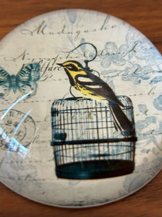 Conjunto 5 Pisapapeles Vidro Cristal Acrílico