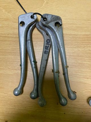 Manetas de metal para moto