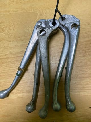 Manetas de metal para moto