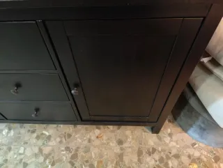 Aparador Ikea Hemnes Negro