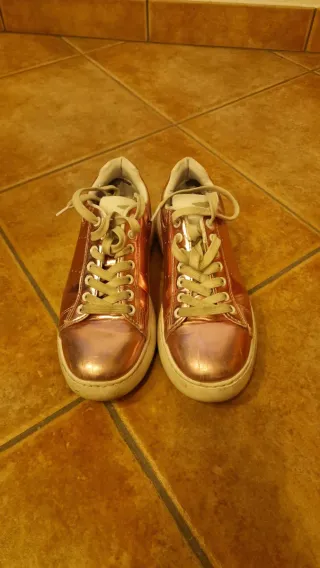 Scarpe Trussardi Rosa/Argento Tg 37