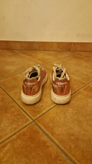 Scarpe Trussardi Rosa/Argento Tg 37