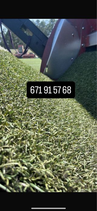 Césped artificial reciclado