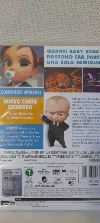 Baby Boss 2 DVD Originale DreamWorks