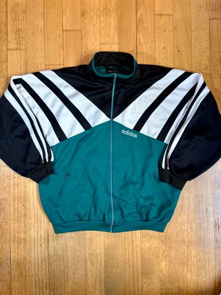 Chaqueta Adidas Vintage 90s Chándal XXL Retro Teal