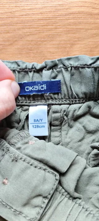 Pantalón corto niña Okaidi T.8