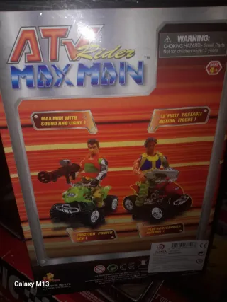 Juguete Nuevo ATV Rider Max Man