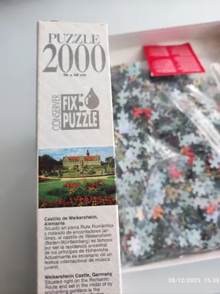 Puzzle 2000 pezzi Castello e Giardino