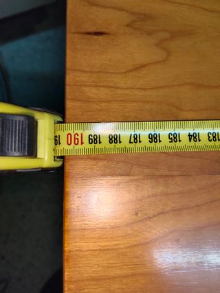 Mesa de comedor de madera 190x90