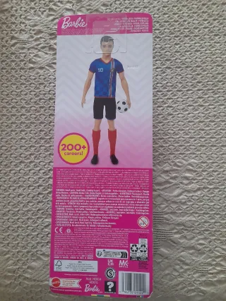 Muñeco Ken Futbolista Barbie Nuevo