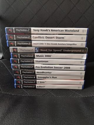 11 Jogos PS2 - Tony Hawk, NFS, Pro Evo e mais