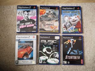 11 Jogos PS2 - Tony Hawk, NFS, Pro Evo e mais