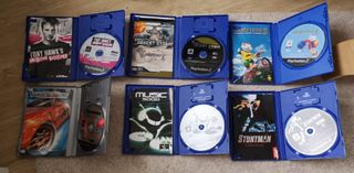 11 Jogos PS2 - Tony Hawk, NFS, Pro Evo e mais