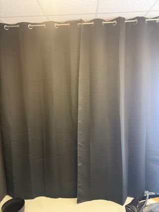 Cortinas Negras Opacas y Térmicas 140x245cm.