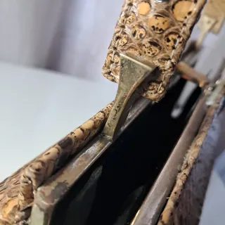 Bolso Piel Serpiente Vintage