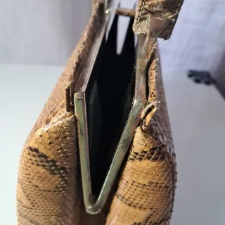 Bolso Piel Serpiente Vintage