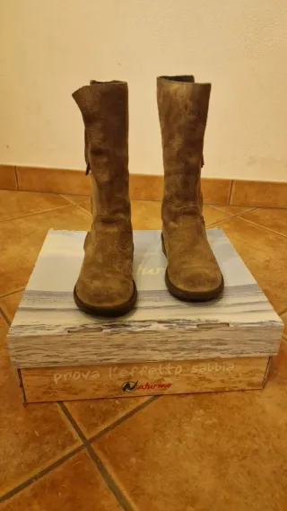 Stivali in pelle Naturino marrone
