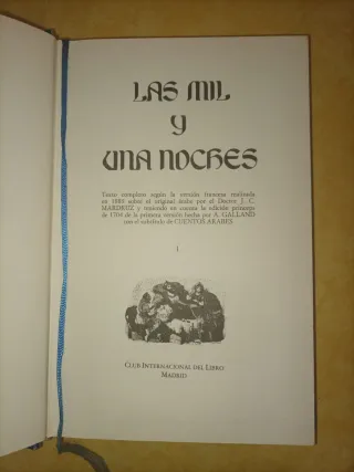 Las mil y una noches – Colección completa 6 tomos