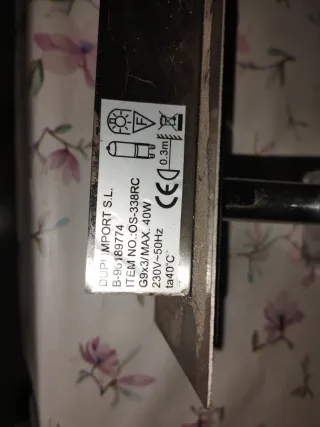 3 apliques lámparas de pared/techo modernas