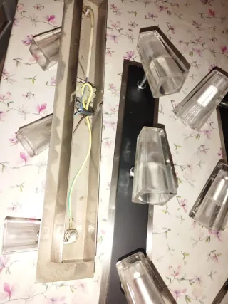 3 apliques lámparas de pared/techo modernas