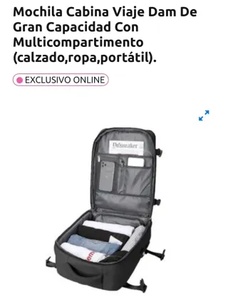 Mochila Mikomika nueva beig y azul claro