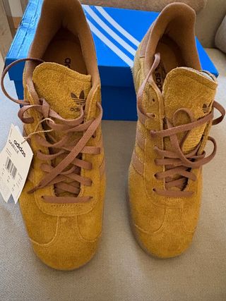 Zapatillas Adidas Gazelle Marrones/Amarillas