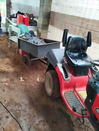 Tractor cortacésped solo para trasportar