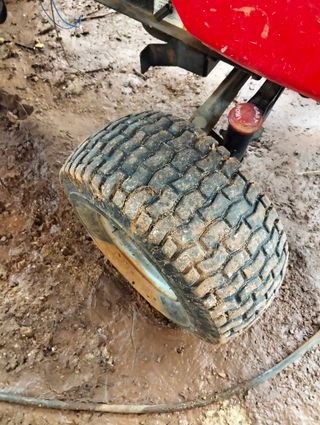 Tractor cortacésped solo para trasportar