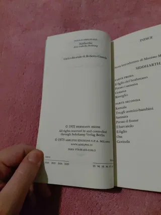 Siddharta Romanzo Versione Di M Mila