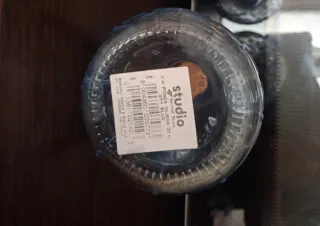 Oliera in vetro blu con tappo in sughero