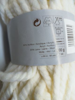 2 Gomitoli Katia Tout De Suite Lana Bianca