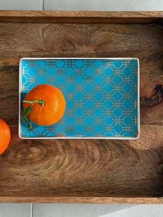 Bandeja decorativa cerámica