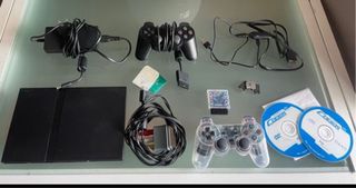 Consola PS2 Slim Negra + Accesorios