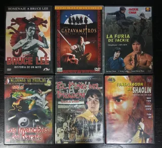 Películas DVD Kung Fu y Acción - 1€ cada una