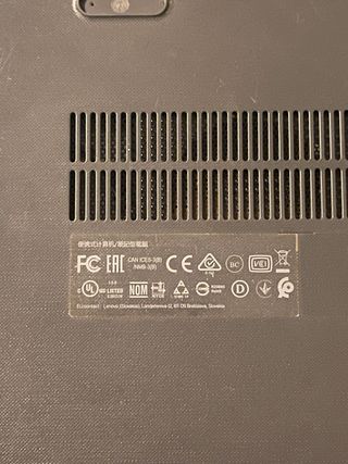 Portátil Lenovo Negro no pregunta tamto verlo mejo