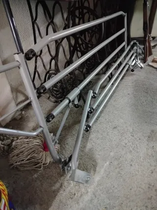 Barandilla cama ortopédica plegable doble