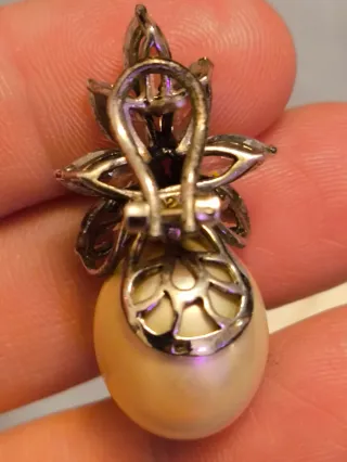 Espectaculares Pendientes Madreperlas Certificadas