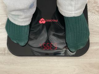 Báscula electrónica negra Palonic